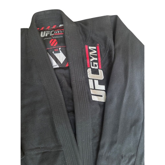 UFC Gym Vandal Kimonos Jiu Jitsu Gi Black M4 Mens BJJ Uniform Official UFC Gym - Picture 3 of 6